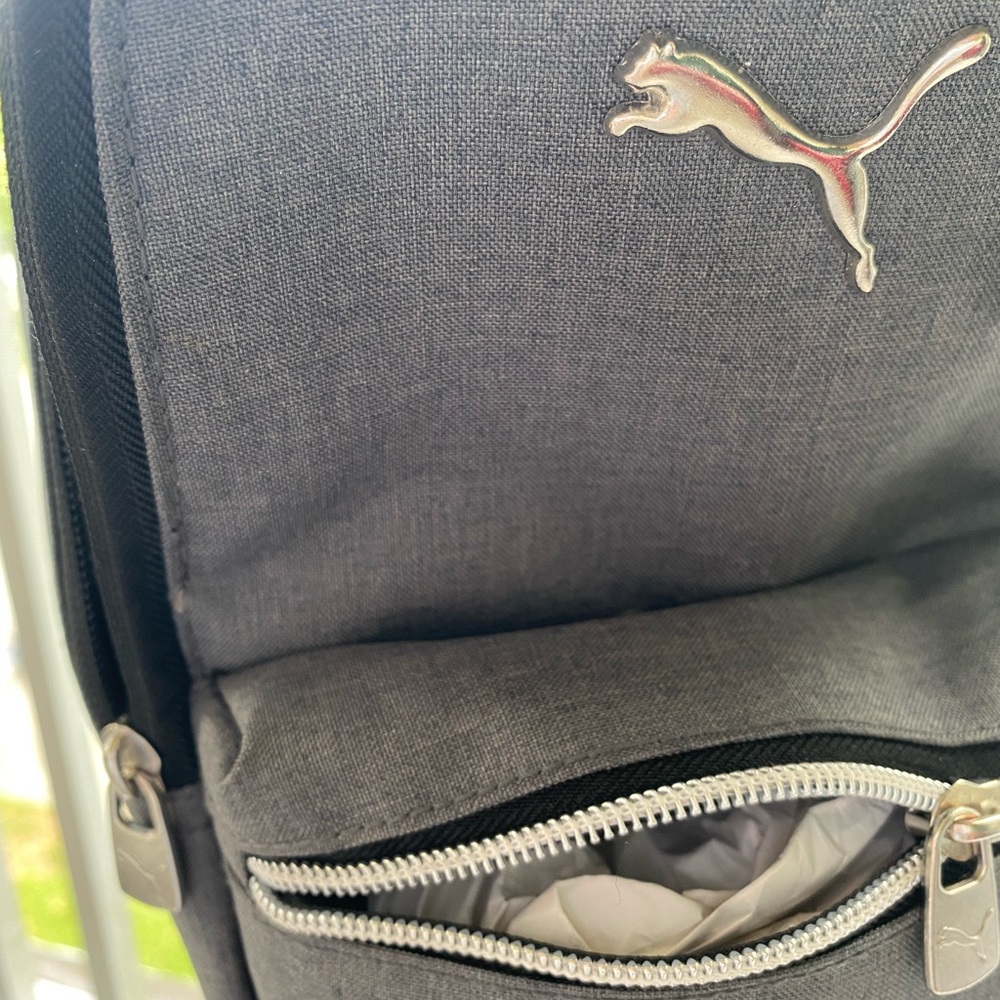 Puma Grey Unisex Sling Crossbody Backpack Bag